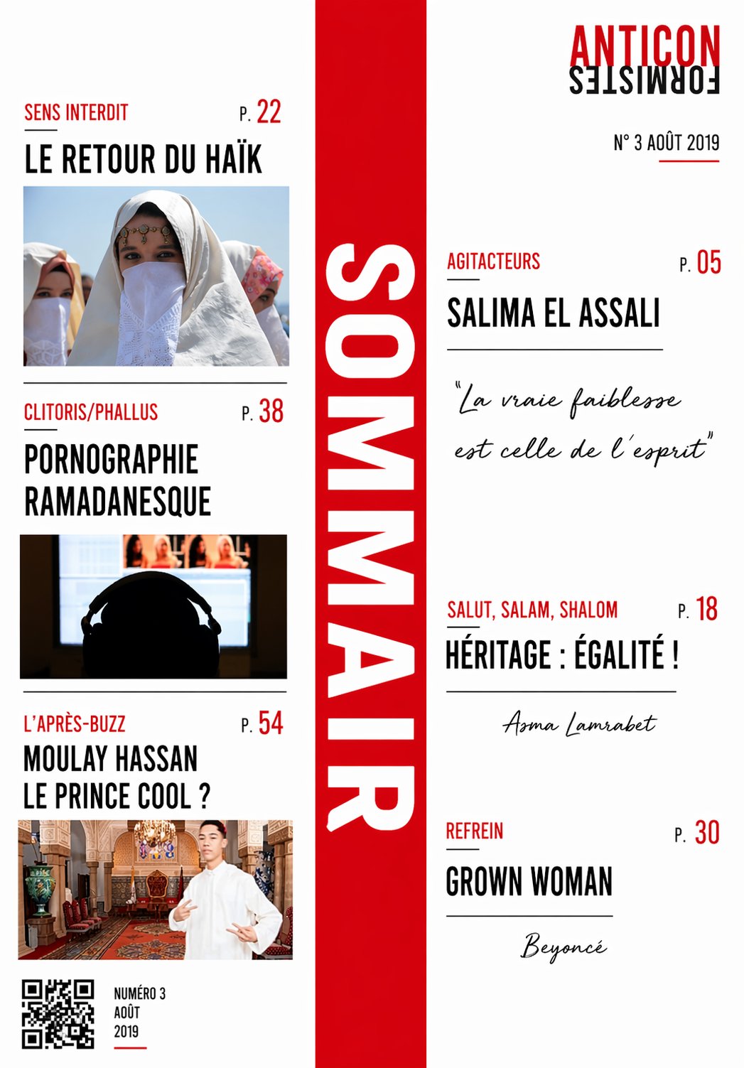 ANTICONFORMISTES N°3 sommaire